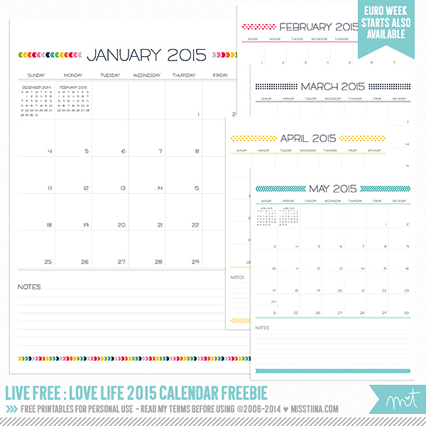 MissTiina-LiveFreeLoveLife-2015-Calendar